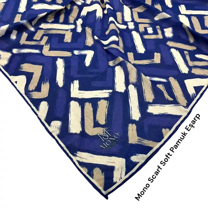 Mono Scarfs El Dikişli Dijital Soft Eşarp-soft07-09