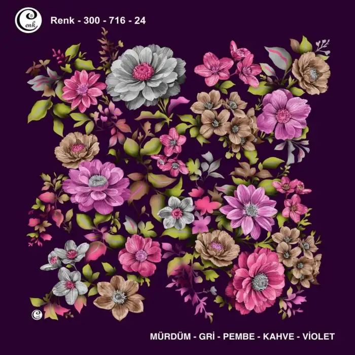 Cenk 100 cm Desenli Oyalık Yazma (Cnk-716-24)