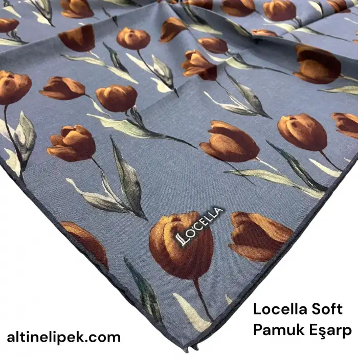 Locella Soft Pamuk Eşarp-soft72-06