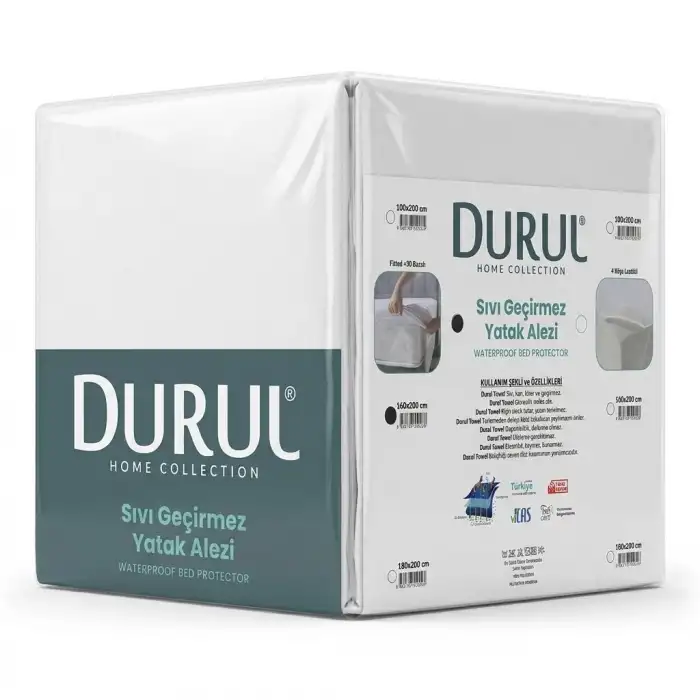 Durul Tek Kişilik Yatak Alezi (100x200cm)-alez04