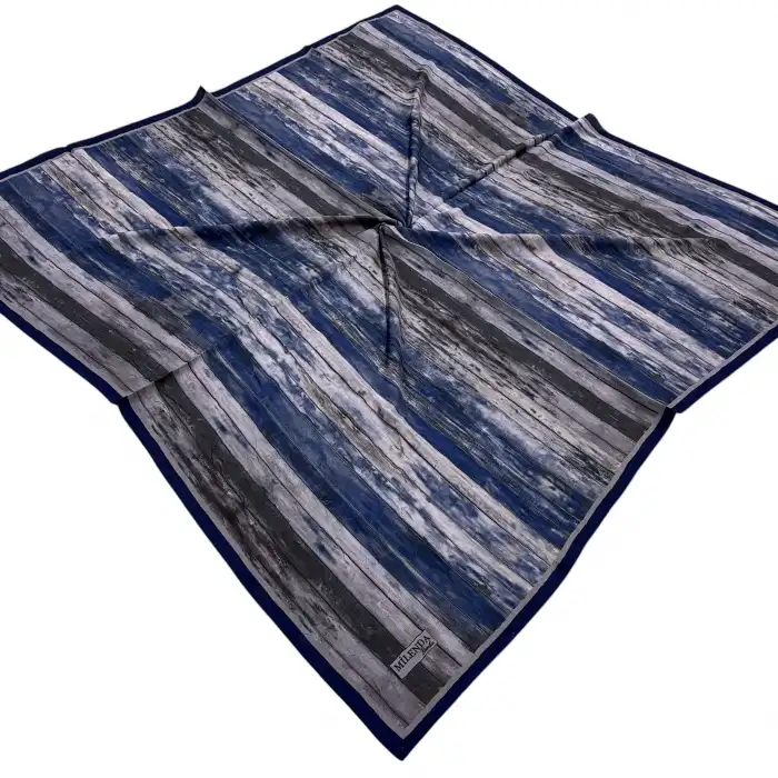 Milenda Desenli Bambu Kraş Eşarp (MKE01-01)