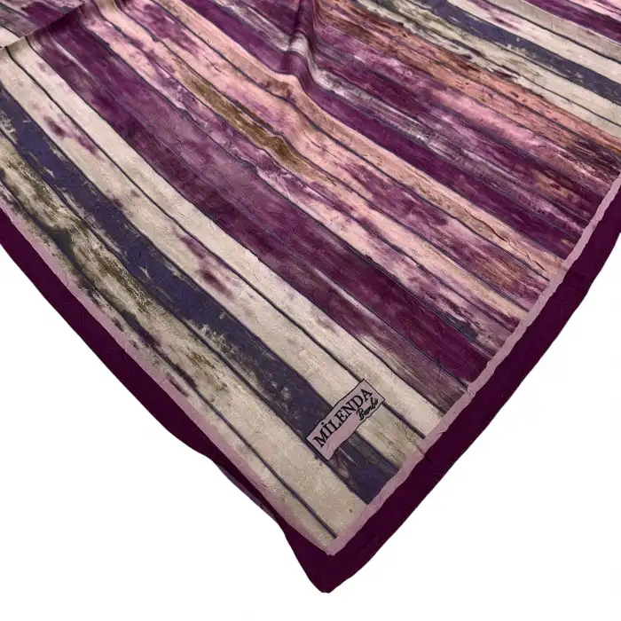 Milenda Desenli Bambu Kraş Eşarp (MKE01-04)