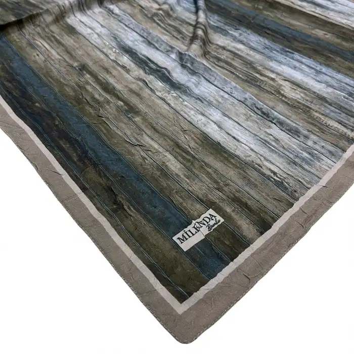 Milenda Desenli Bambu Kraş Eşarp (MKE01-07)