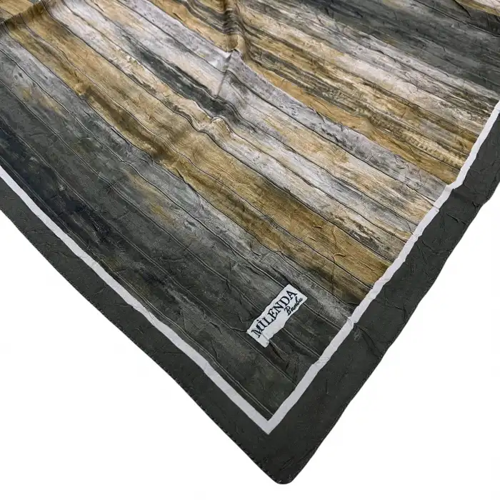 Milenda Desenli Bambu Kraş Eşarp (MKE01-10)