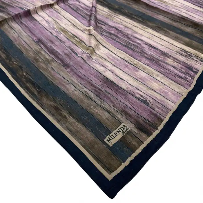 Milenda Desenli Bambu Kraş Eşarp (MKE01-11)