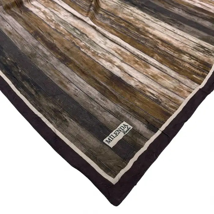 Milenda Desenli Bambu Kraş Eşarp (MKE01-12)