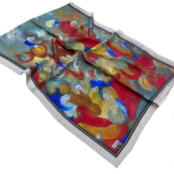 Luvensara Summer İpek Şal -(LİŞ01-06)