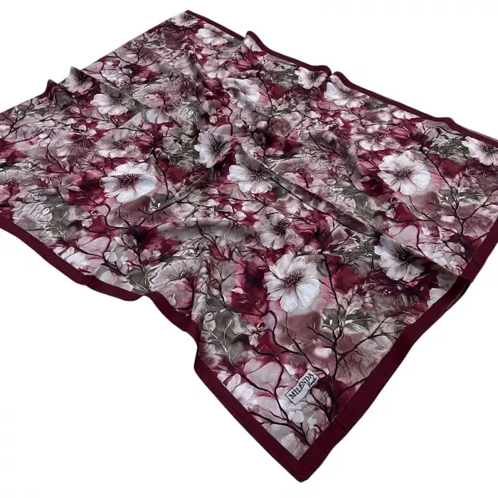 Desenli Bambu Kraş Şal -(DBK03-06)