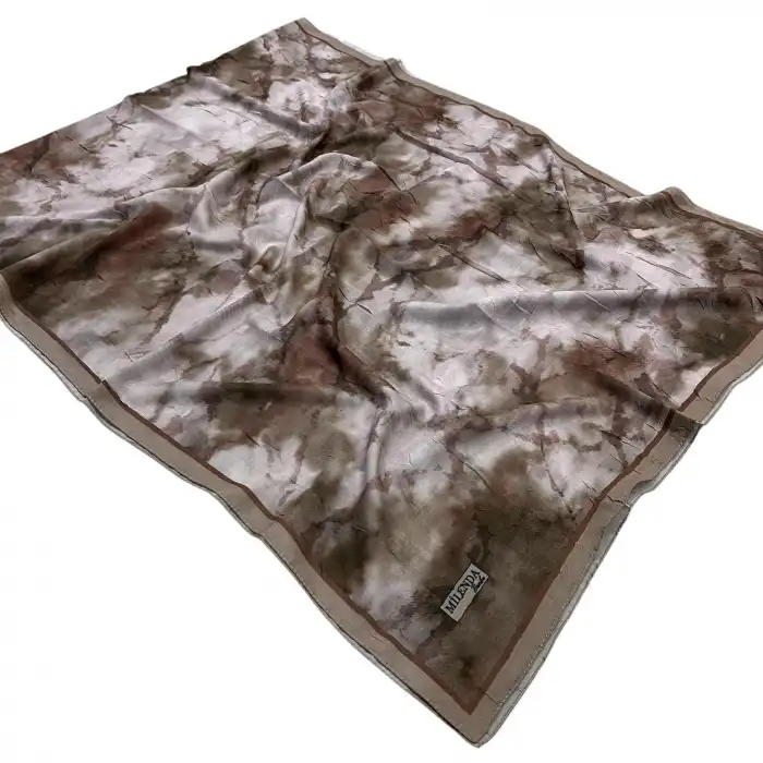 Desenli Bambu Kraş Şal -(DBK02-11)