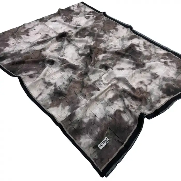 Desenli Bambu Kraş Şal -(DBK02-09)