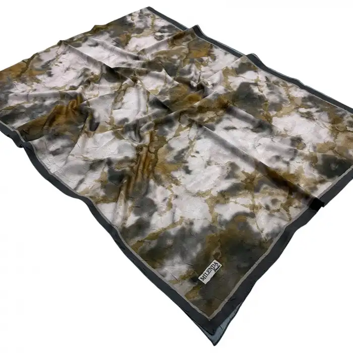 Desenli Bambu Kraş Şal -(DBK02-07)