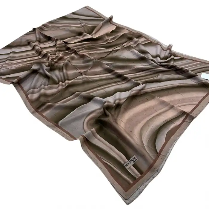 Desenli Bambu Kraş Şal -(DBK01-08)