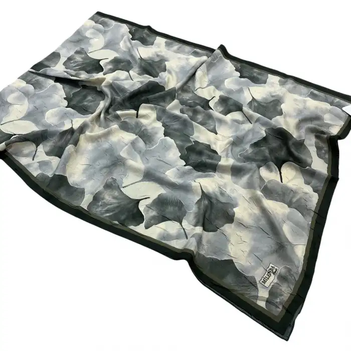 Desenli Bambu Kraş Şal -(DBK04-04)