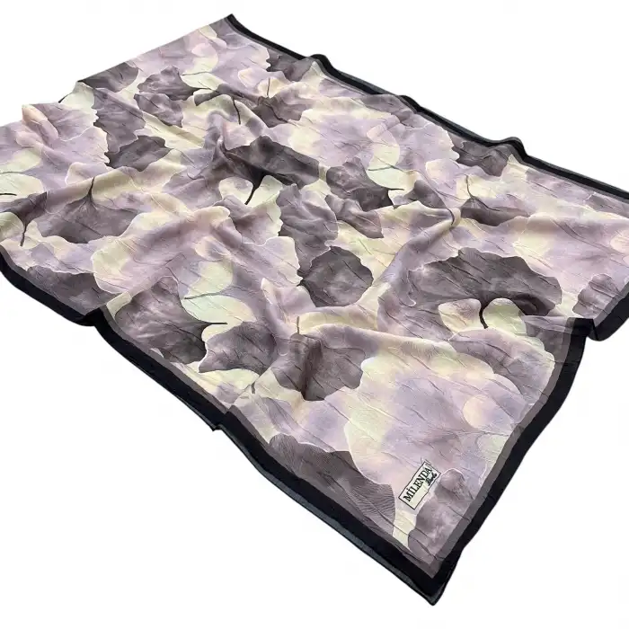 Desenli Bambu Kraş Şal -(DBK04-11)