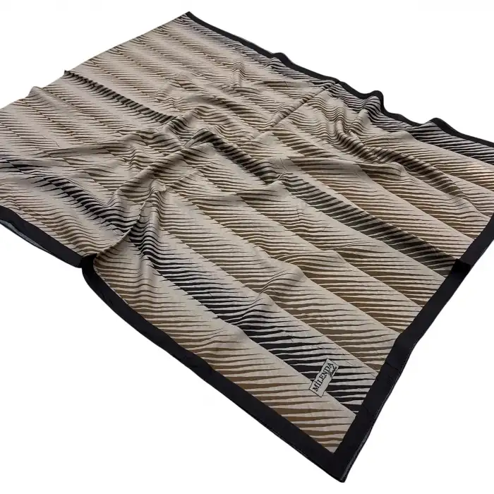 Desenli Bambu Kraş Şal -(DBK05-01)