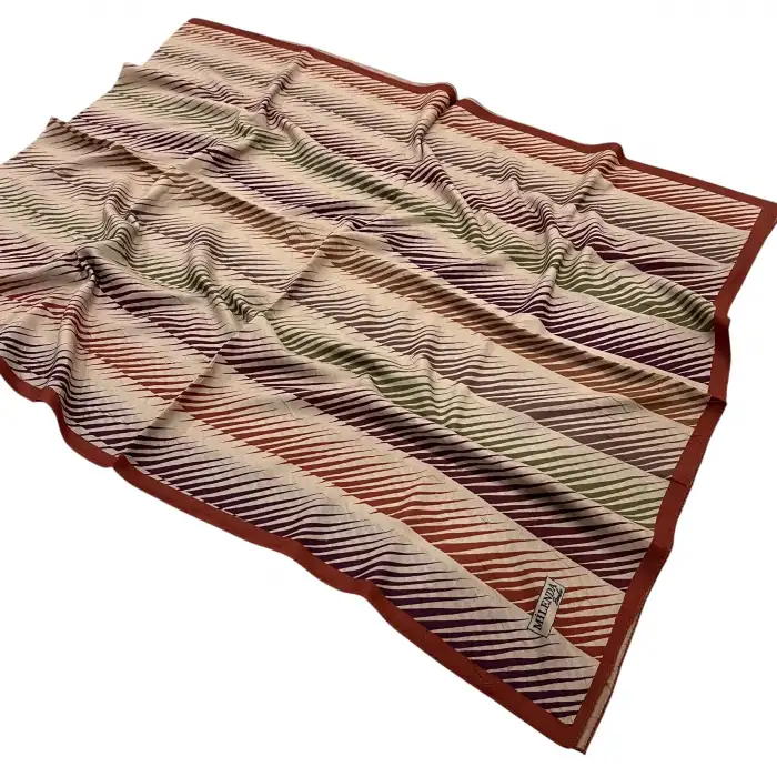 Desenli Bambu Kraş Şal -(DBK05-06)