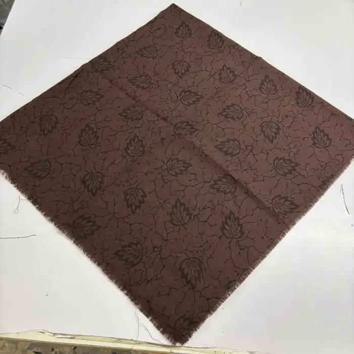 Pigment Baskılı Flamlı Eşarp -(PFE01-01)