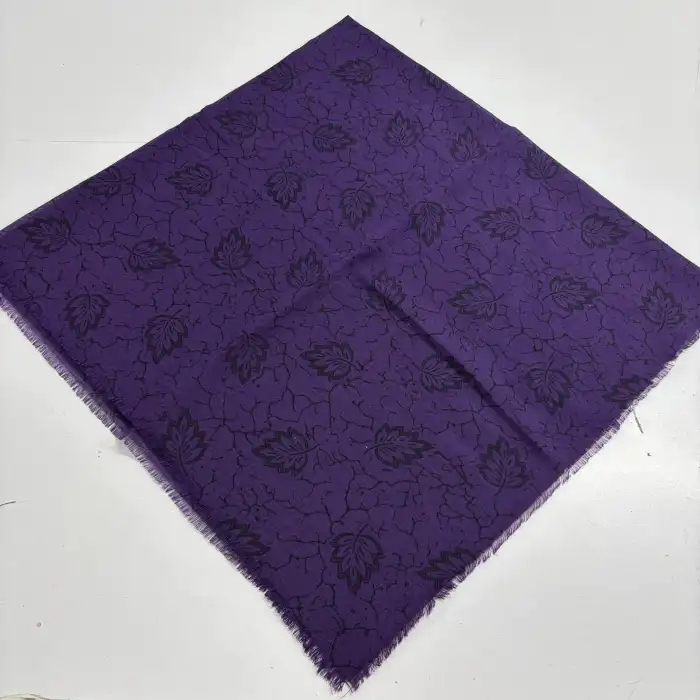 Pigment Baskılı Flamlı Eşarp -(PFE01-02)
