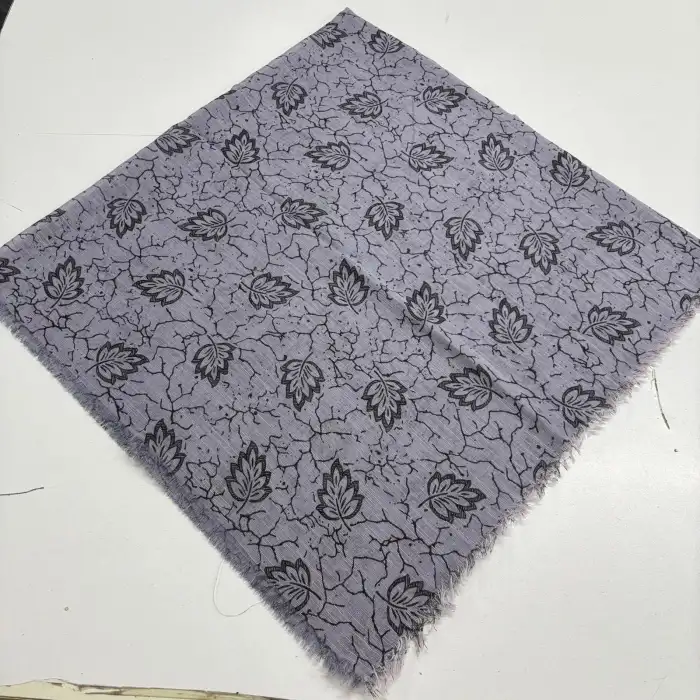 Pigment Baskılı Flamlı Eşarp -(PFE01-05)