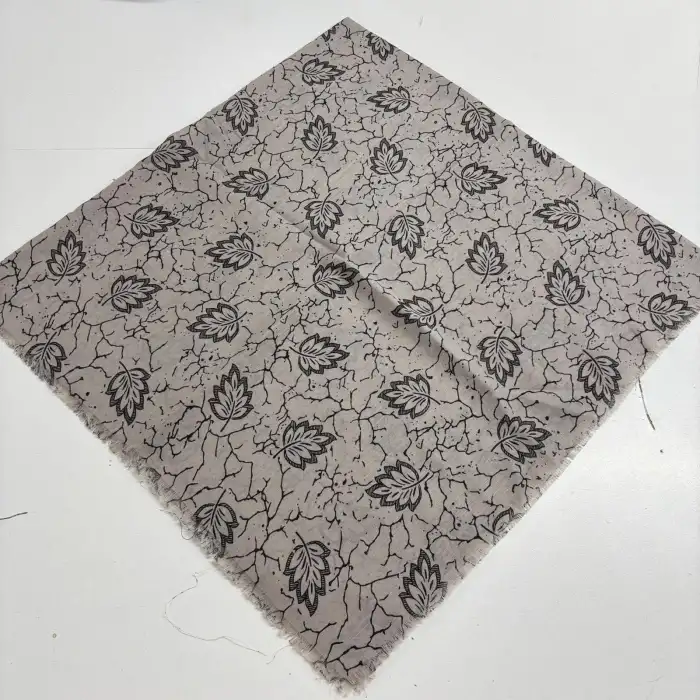 Pigment Baskılı Flamlı Eşarp -(PFE01-07)