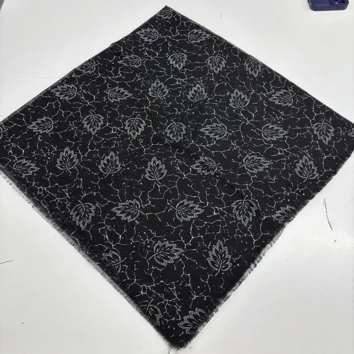 Pigment Baskılı Flamlı Eşarp -(PFE01-12)