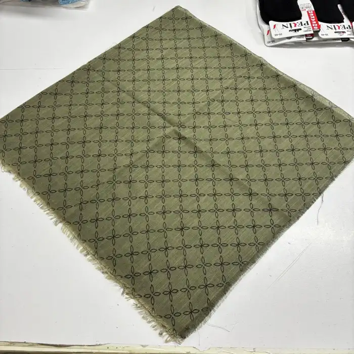 Pigment Baskılı Flamlı Eşarp -(PFE02-03)