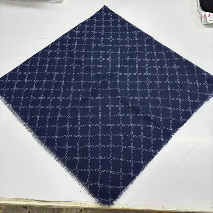 Pigment Baskılı Flamlı Eşarp -(PFE02-04)