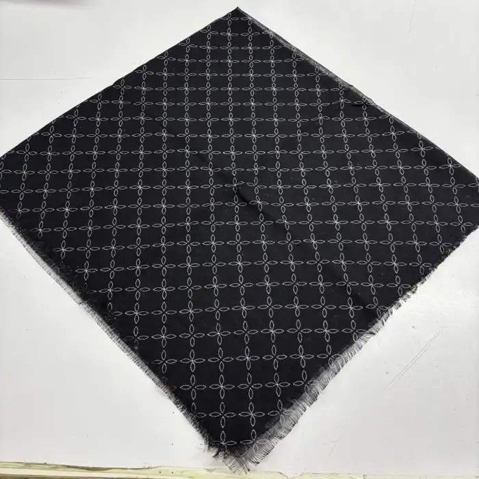 Pigment Baskılı Flamlı Eşarp -(PFE02-05)