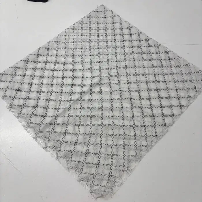 Pigment Baskılı Flamlı Eşarp -(PFE02-15)