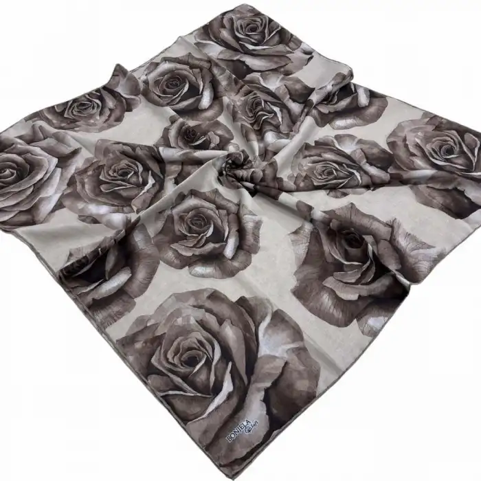 Bonjela El Dikişli Dijital Soft Eşarp-soft89-06