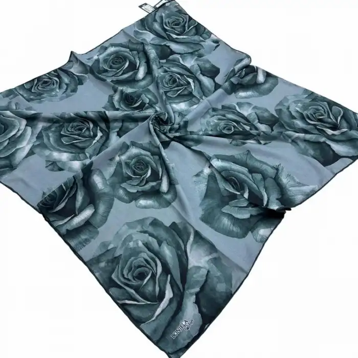 Bonjela El Dikişli Dijital Soft Eşarp-soft89-07