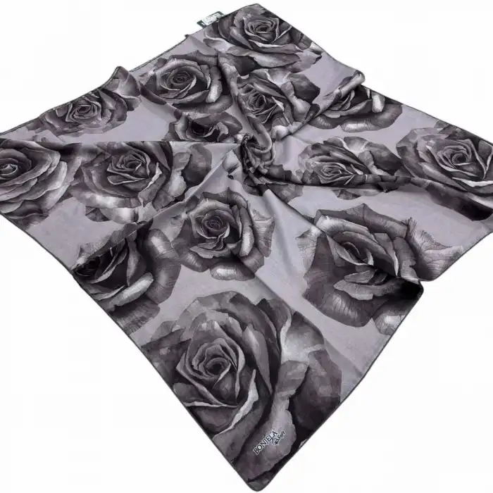 Bonjela El Dikişli Dijital Soft Eşarp-soft89-09