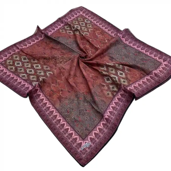 Bonjela El Dikişli Dijital Soft Eşarp-soft90-12