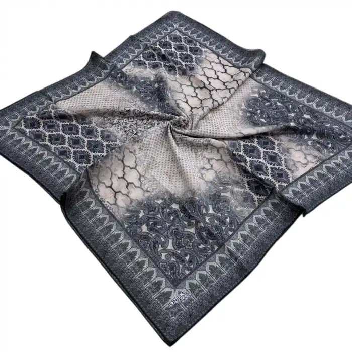 Bonjela El Dikişli Dijital Soft Eşarp-soft90-13