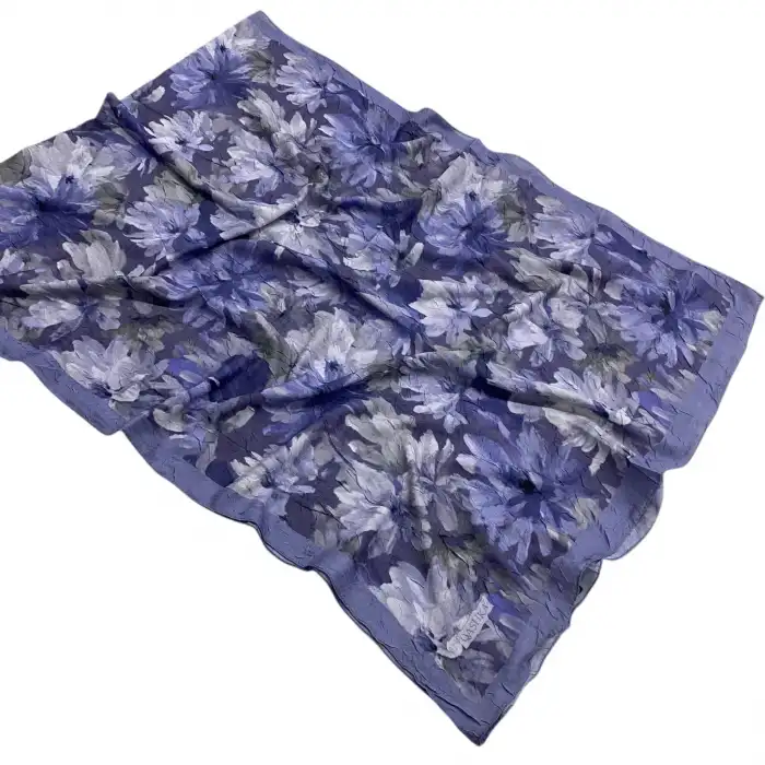 Desenli Bambu Kraş Şal -(DBK10-12)
