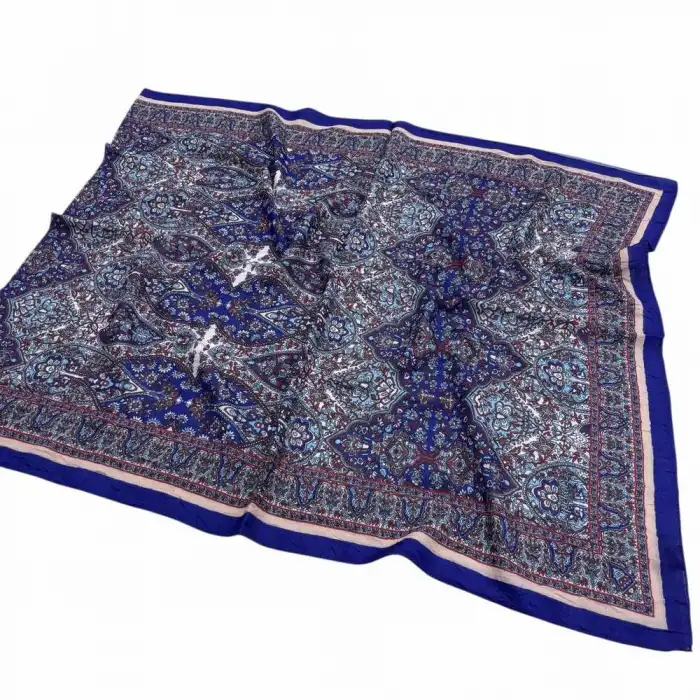 Desenli Bambu Kraş Şal -(DBK12-11)