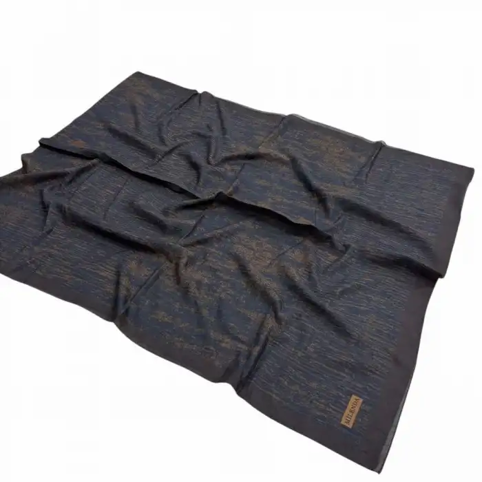 Desenli Bambu Kraş Şal -(DBK13-09)