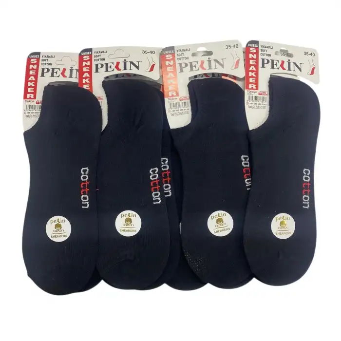 Pelin Erkek Kısa Konç Çorap 12 Adet-(EPÇ01-08)