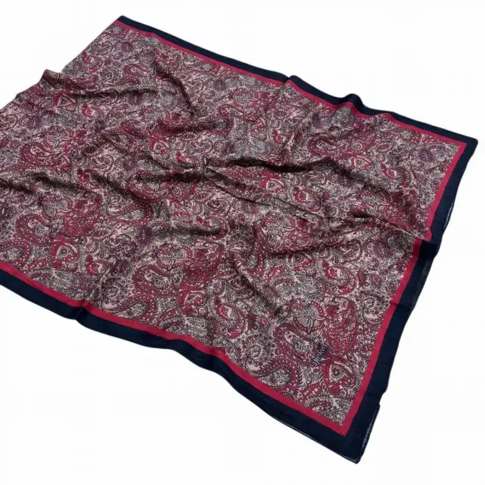 Desenli Bambu Kraş Şal -(DBK15-06)