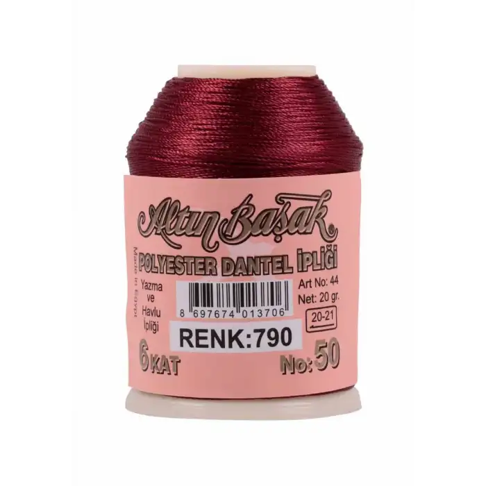 Altınbaşak 20 Gram Polyester Oya İpi (Renk:790)