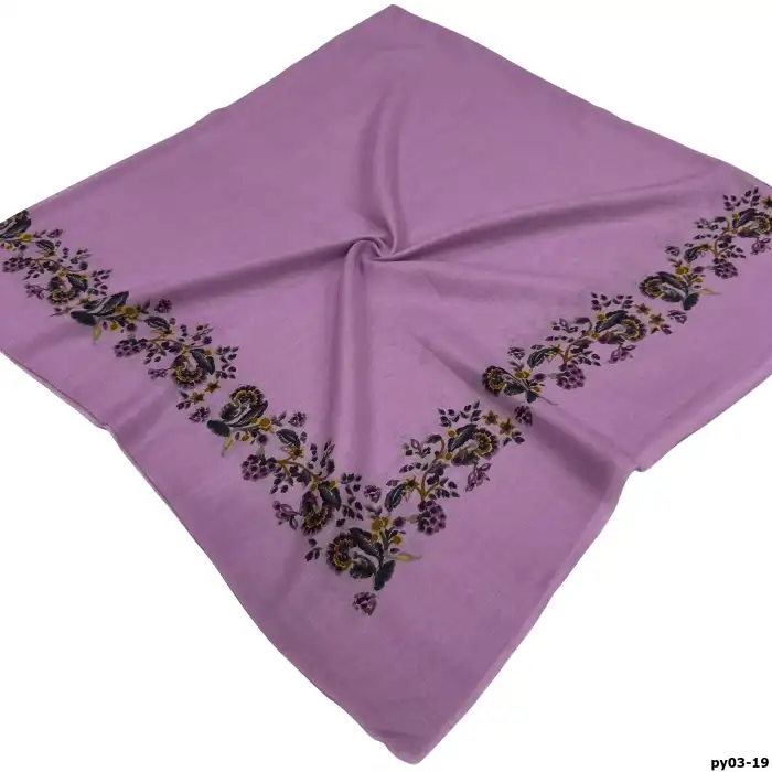 Altınel İpek Polyester Ortası Boş Oyalık Yazma 100 cm - (PY03-19)