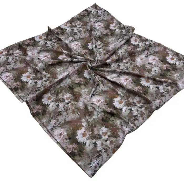 Bonjela El Dikişli Dijital Soft Eşarp-soft113-08