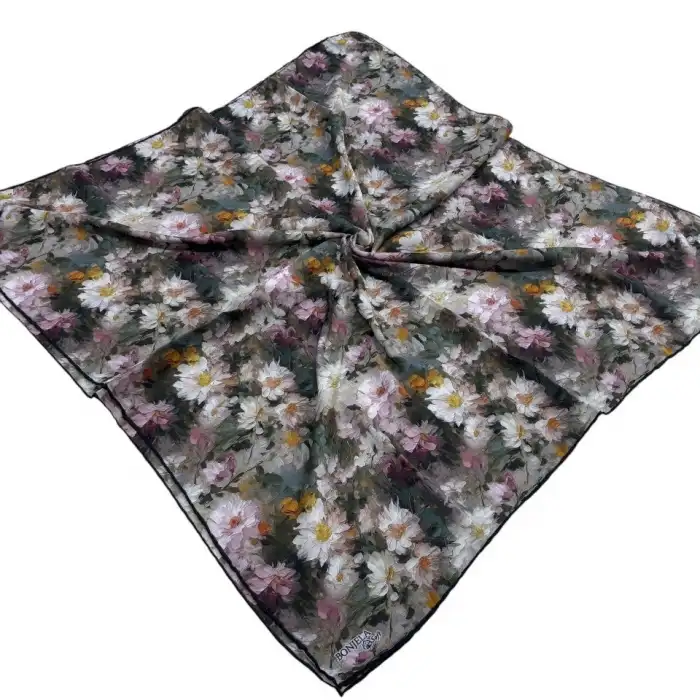 Bonjela El Dikişli Dijital Soft Eşarp-soft113-09