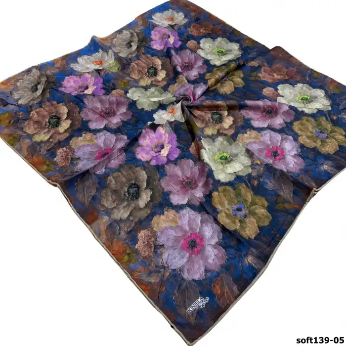 Bonjela El Dikişli Dijital Soft Eşarp-soft139-05
