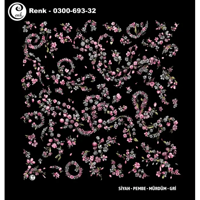 Cenk 100 cm Desenli Oyalık Yazma (Cnk-693-32)