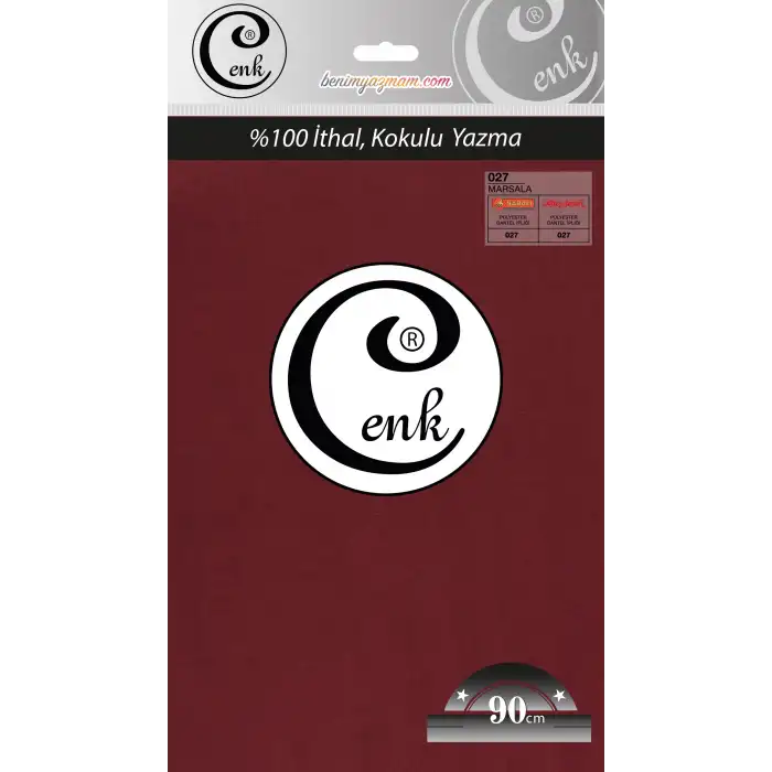 CENK DÜZ 90cm MARSALA TEKLİ POŞET YAZMA(90cm-027)