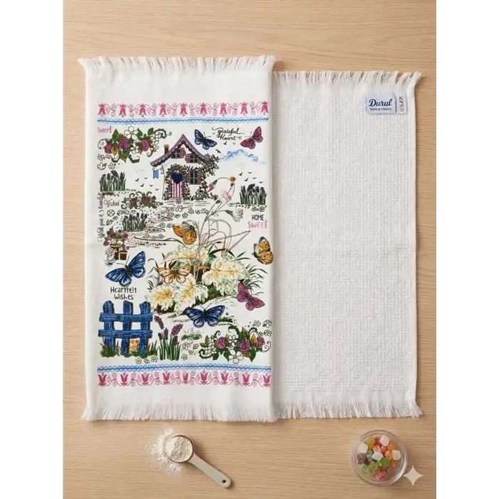 Durul 40x60 cm Desenli Mutfak Havlusu 1 Adet-(Mfk9909)