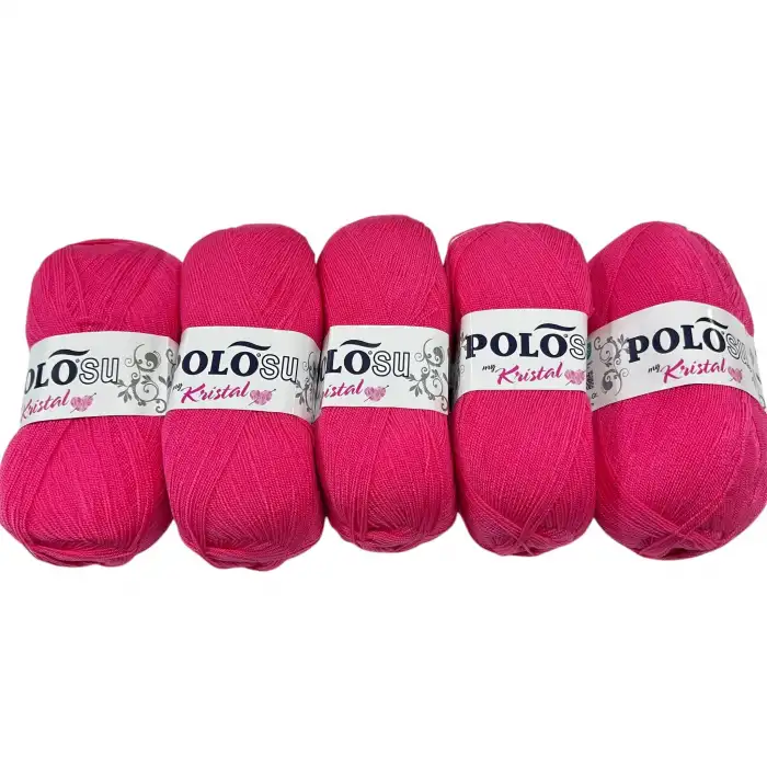Polosu Kristal Lif İpi 5li Paket (Pembe)-Psk01-05