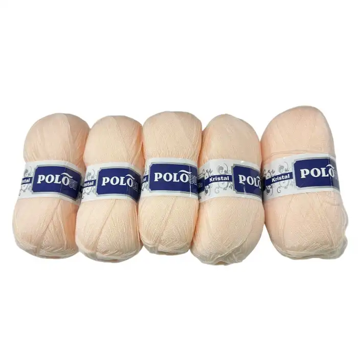Polosu Kristal Lif İpi 5li Paket (Bej)-Psk01-24