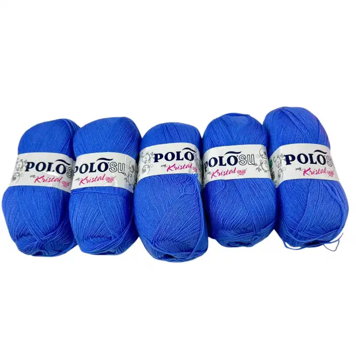 Polosu Kristal Lif İpi 5li Paket(Acik Mavi)-Psk01-13